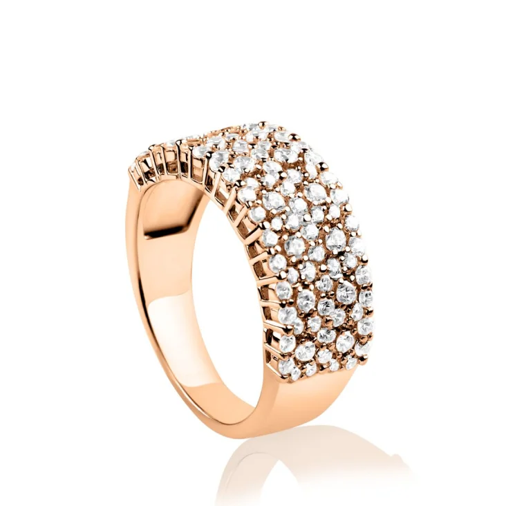 Bague Excellence Argent 925 R.Gold 2