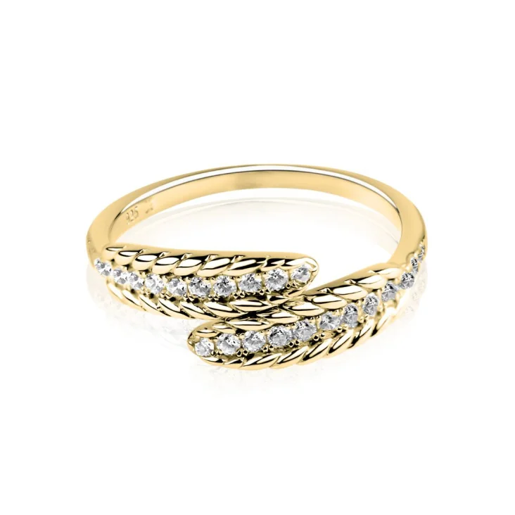 Bague Excellence Plaqué Or 18K 3Mic