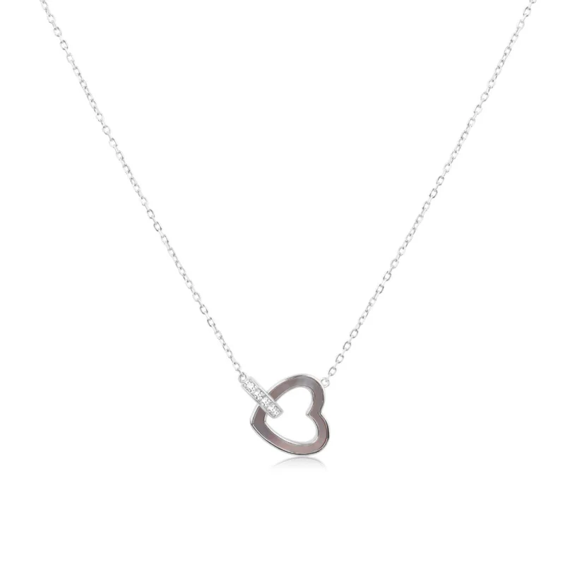 Collier cœur Excellence Argent 925 Rh... Collier cœur Excellence Argent 925 Rh...