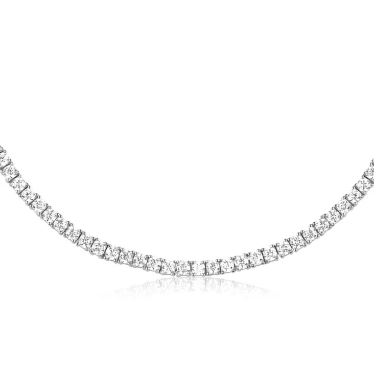 Collier rivière Excellence Argent 925 Rh 2