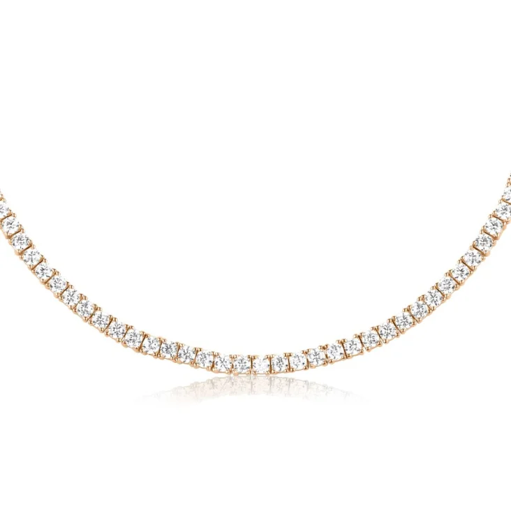 Collier rivière Excellence Plaqué Or 18K 3Mic 2