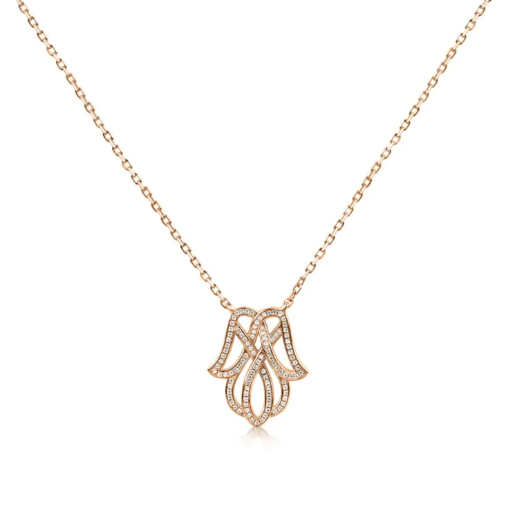 Collier Khmissa Excellence Argent 925 R.Gold