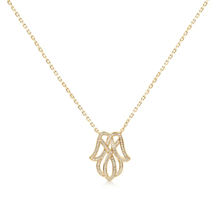 Collier Khmissa Excellence Plaqué Or 18K 3Mic