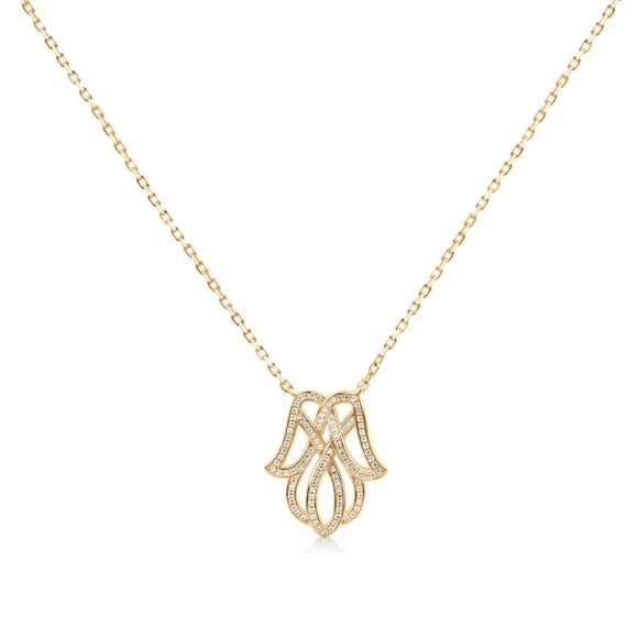 Collier Khmissa Excellence Plaqué Or 18K 3Mic