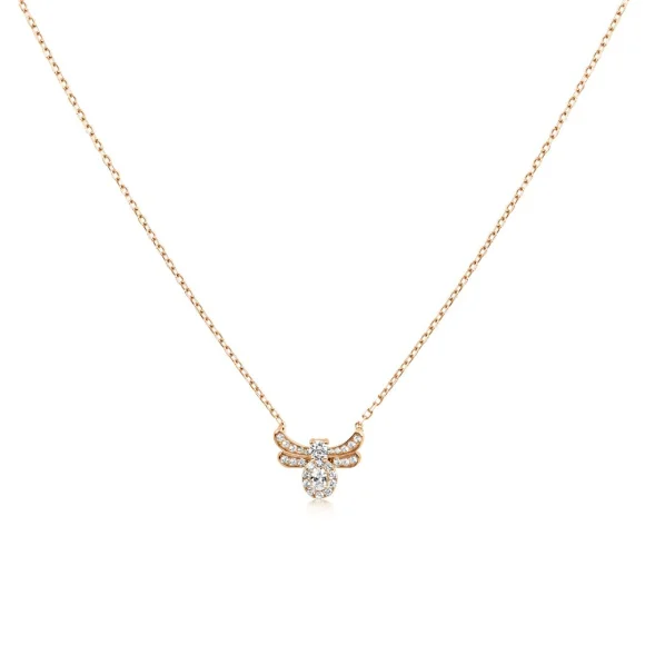 Collier abeille Excellence Argent 925 R.Gold