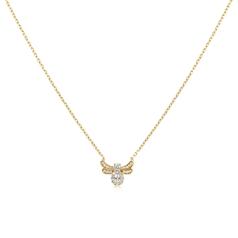 Collier abeille Excellence Plaqué Or...
