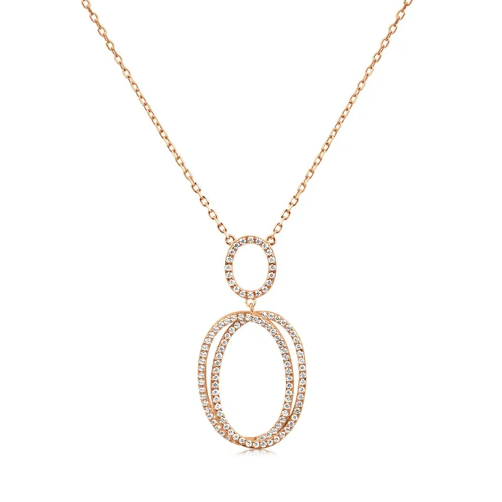Collier Excellence Argent 925 R.Gold