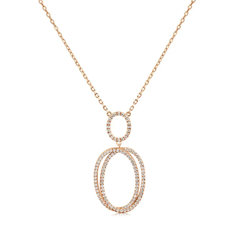 Collier Excellence Argent 925 R.Gold Collier Excellence Argent 925 R.Gold