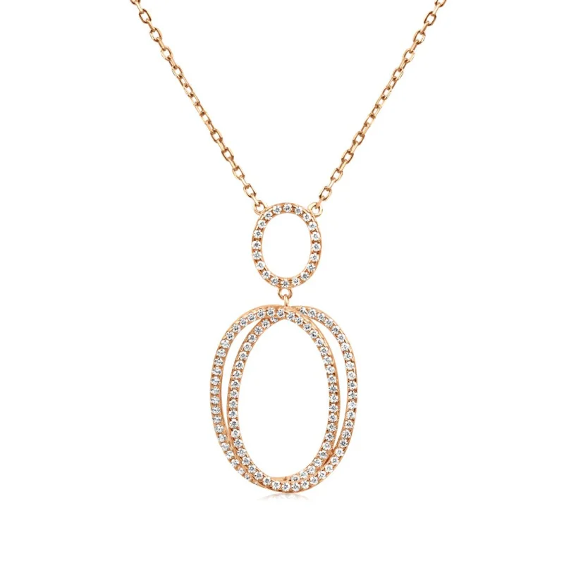 Collier Excellence Argent 925 R.Gold Collier Excellence Argent 925 R.Gold
