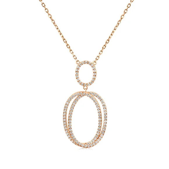 Collier Excellence Argent 925 R.Gold