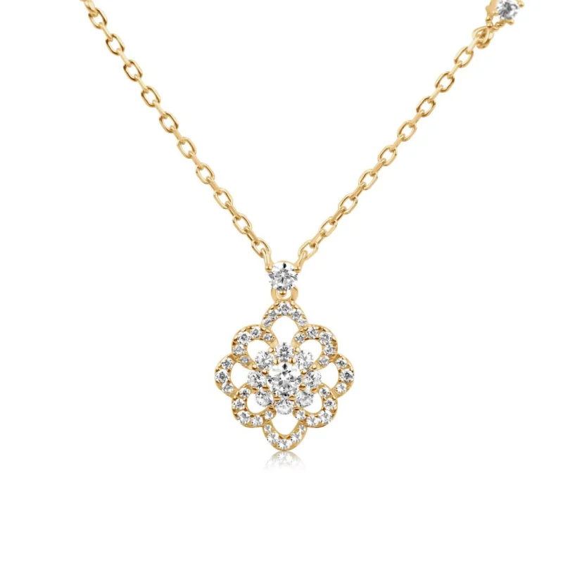 Collier flower Excellence Plaqué Or... Collier flower Excellence Plaqué Or...