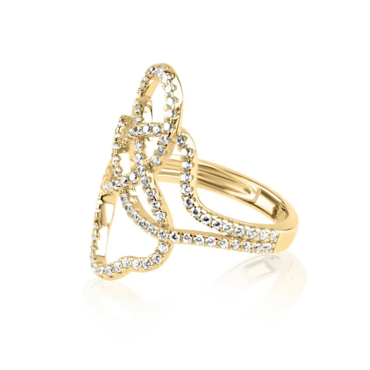 Bague Khmissa Excellence Plaqué Or 18K 3Mic 2
