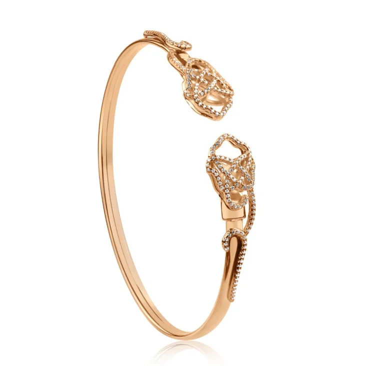 Bracelet Khmissa Excellence Argent 925 R.Gold 2