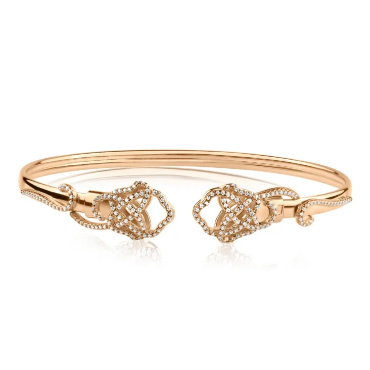 Bracelet Khmissa Excellence Argent 925 R.Gold