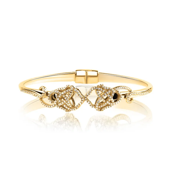 Bracelet Khmissa Excellence Plaqué Or 18K 3Mic