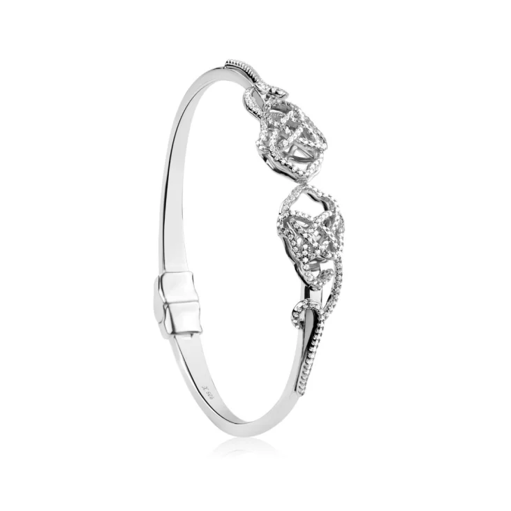 Bracelet Khmissa Excellence Argent 925 Rh 2