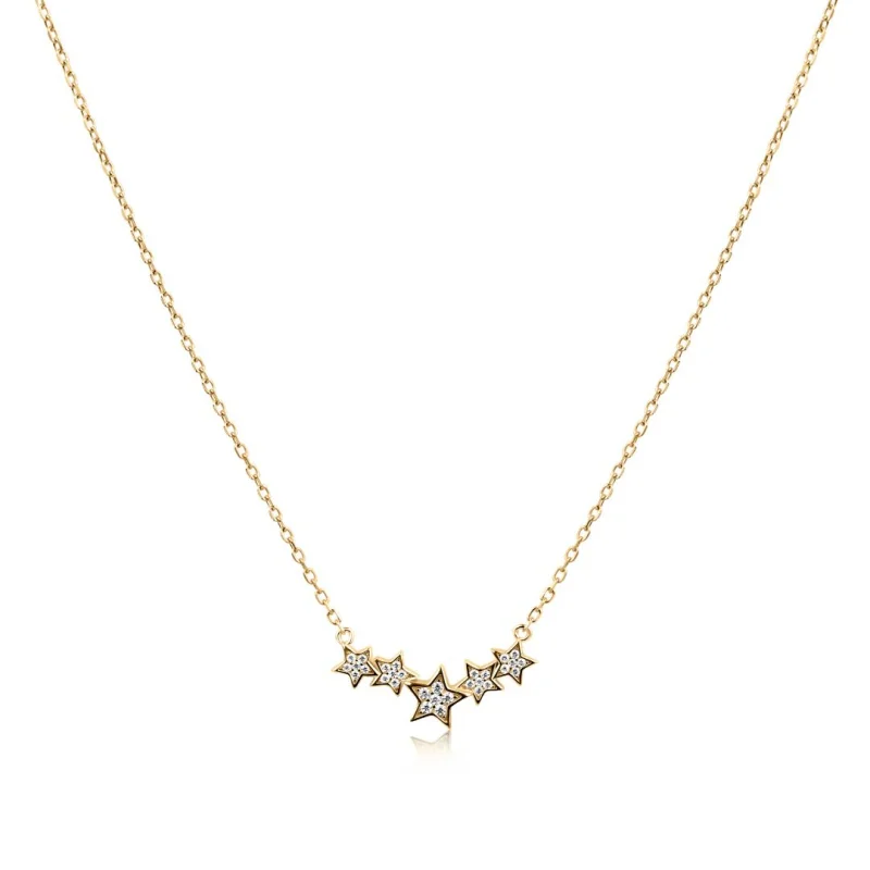 Collier étoiles Excellence Plaqué Or... Collier étoiles Excellence Plaqué Or...