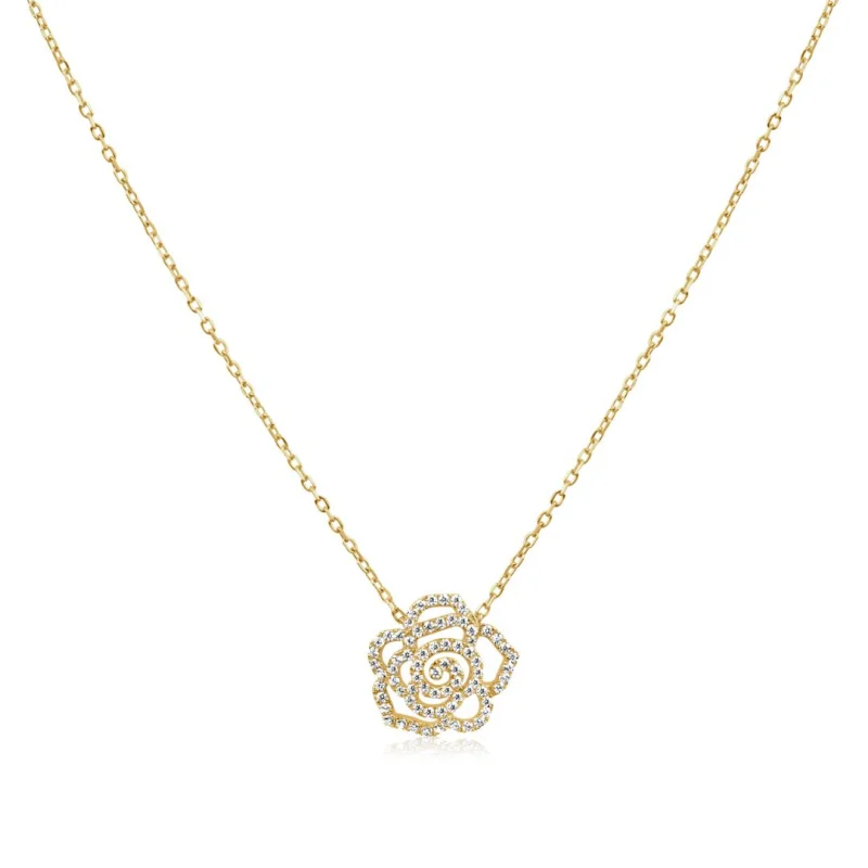 Collier fleur de camèlia Excellence...