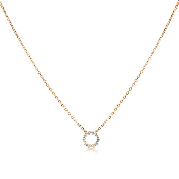 Collier Excellence Argent 925 R.Gold
