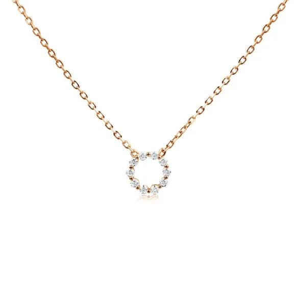 Collier Excellence Argent 925 R.Gold