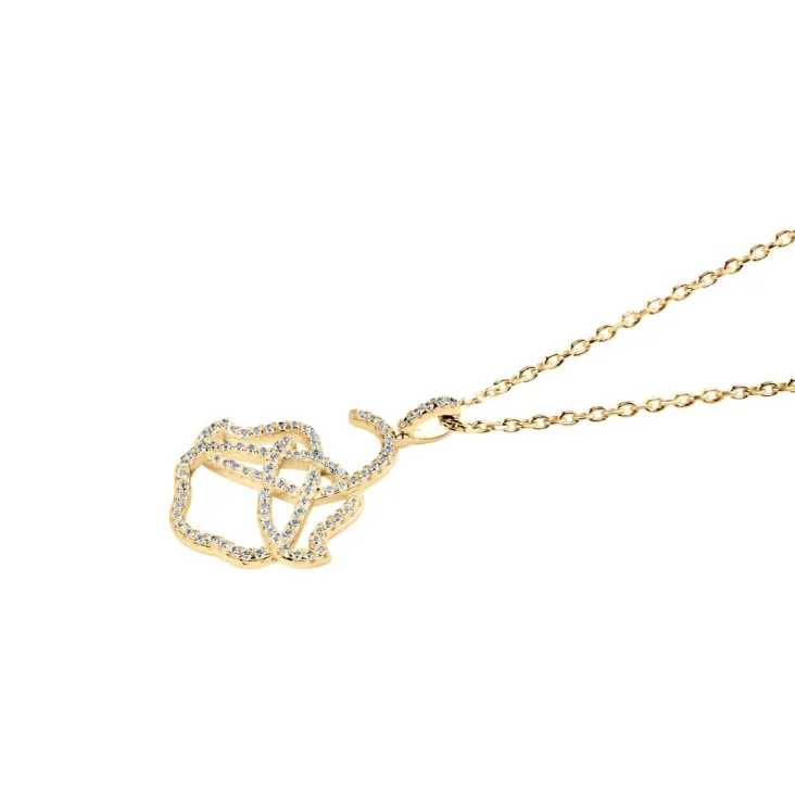 Pendentif Khmissa Excellence Plaqué Or 18K 3Mic 2