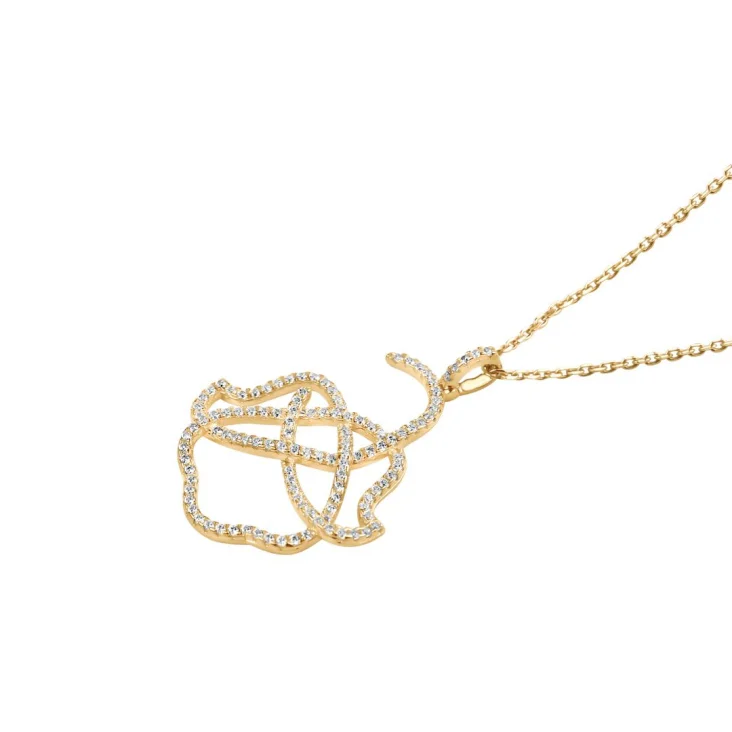 Pendentif Khmissa Excellence Plaqué Or 18K 3Mic 2