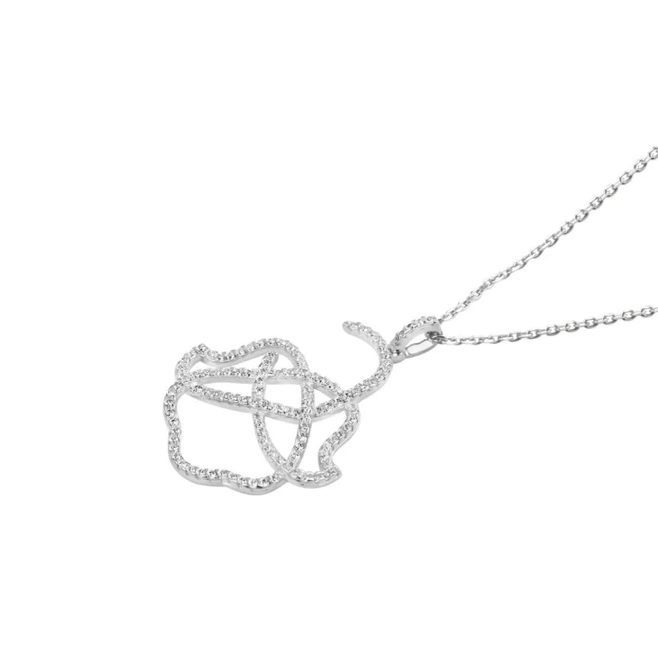 Pendentif Khmissa Excellence Argent 925 Rh 2
