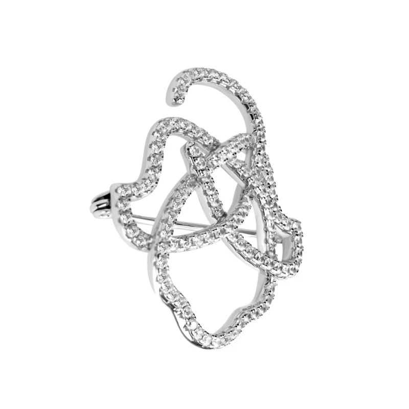 Broche khmissa Excellence Argent 925 Rh Broche khmissa Excellence Argent 925 Rh