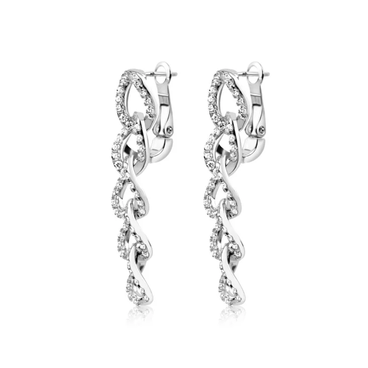 Boucles d'oreilles étoiles Excellence Argent 925 Rh 2