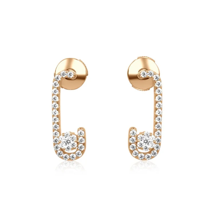 Boucles d'oreilles marguerite D231Excellence Argent 925...