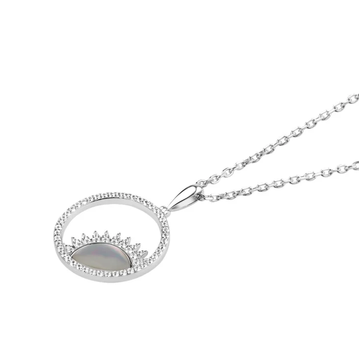 Pendentif lever de Soleil Excellence Argent 925 Rh 2