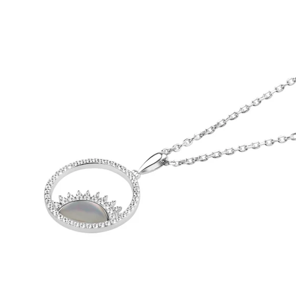 Pendentif lever de Soleil Excellence Argent 925 Rh