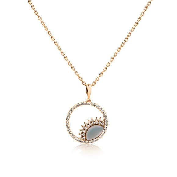 Pendentif lever de Soleil Excellence Argent 925 R.Gold