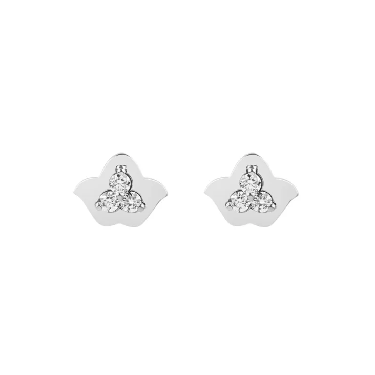 Puces d'oreilles khmissa Excellence Or gris 750/1000 &...