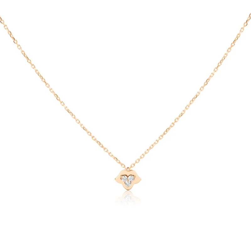 Collier khmissa Excellence Or rose... Collier khmissa Excellence Or rose...