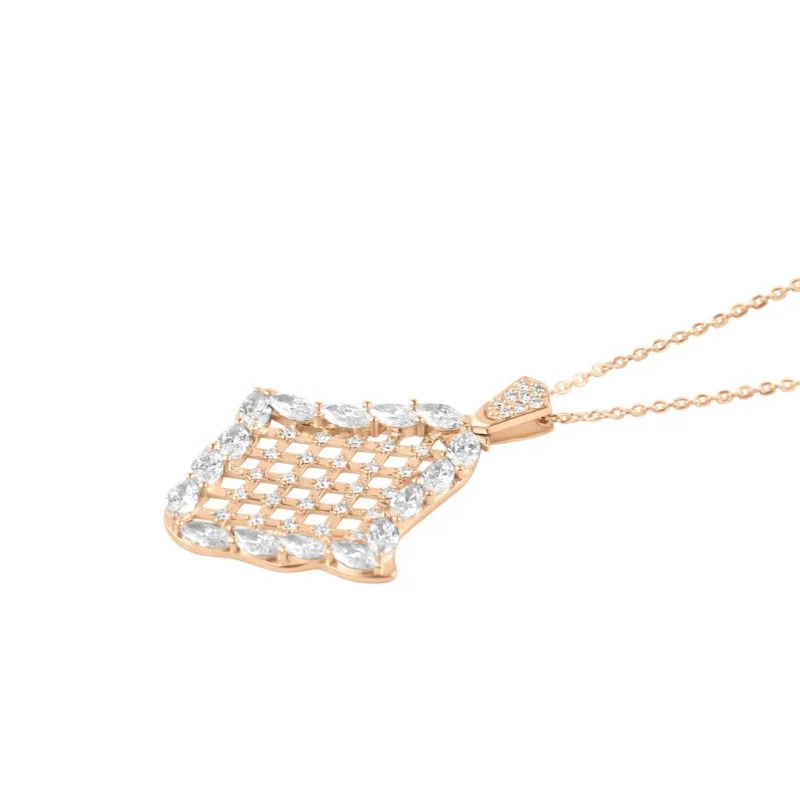 Pendentif Khmissa Excellence Or rose...