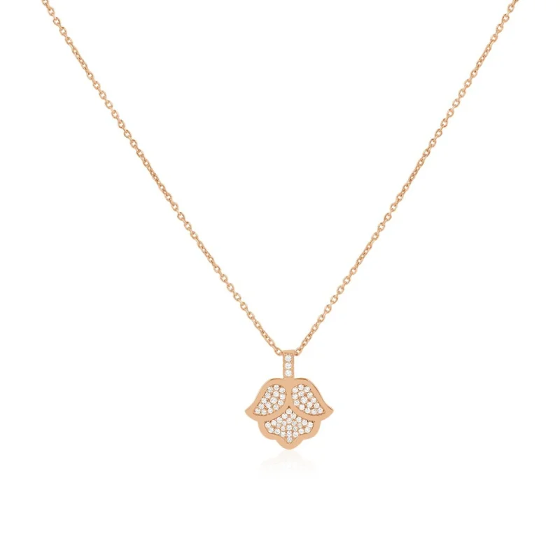 Pendentif Khmissa Excellence Or rose...