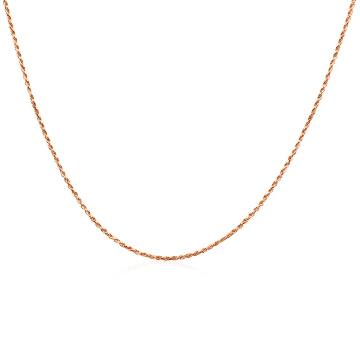 Chaine Corde Excellence Argent 925 R.Gold