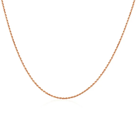 Chaine Corde Excellence Argent 925 R.Gold