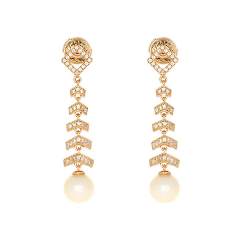 Boucles Excellence Argent 925 R.Gold & FWP