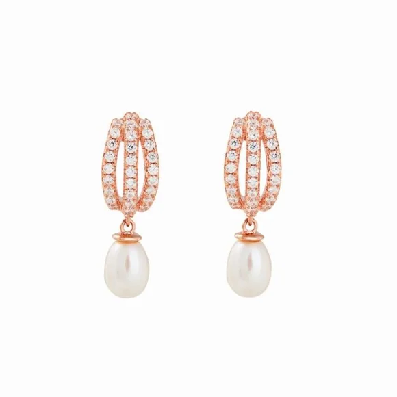 Boucles Excellence Argent 925 RG & FWP
