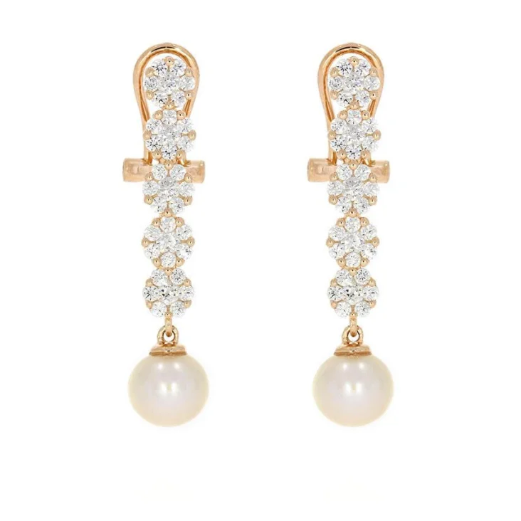 Boucles chute de marguerites