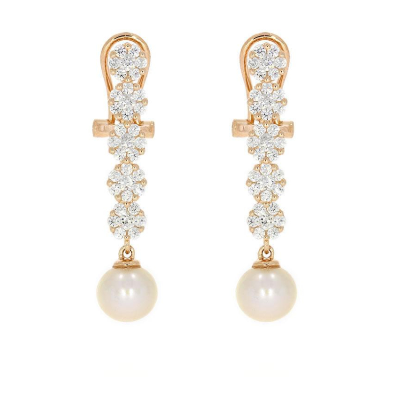Boucles chute de marguerites