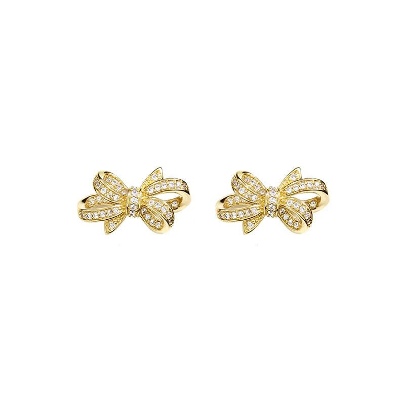 Boucles Noeud Excellence Plaqué Or 18K 3Mic