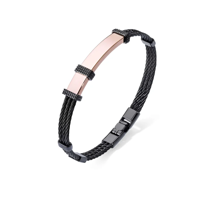 Bracelet Excellence Acier 316L Bk Bracelet Excellence Acier 316L Bk