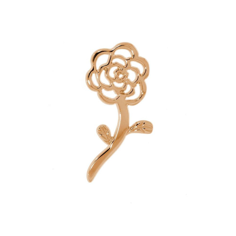 Broche Camelia Excellence Argent 925 R.Gold