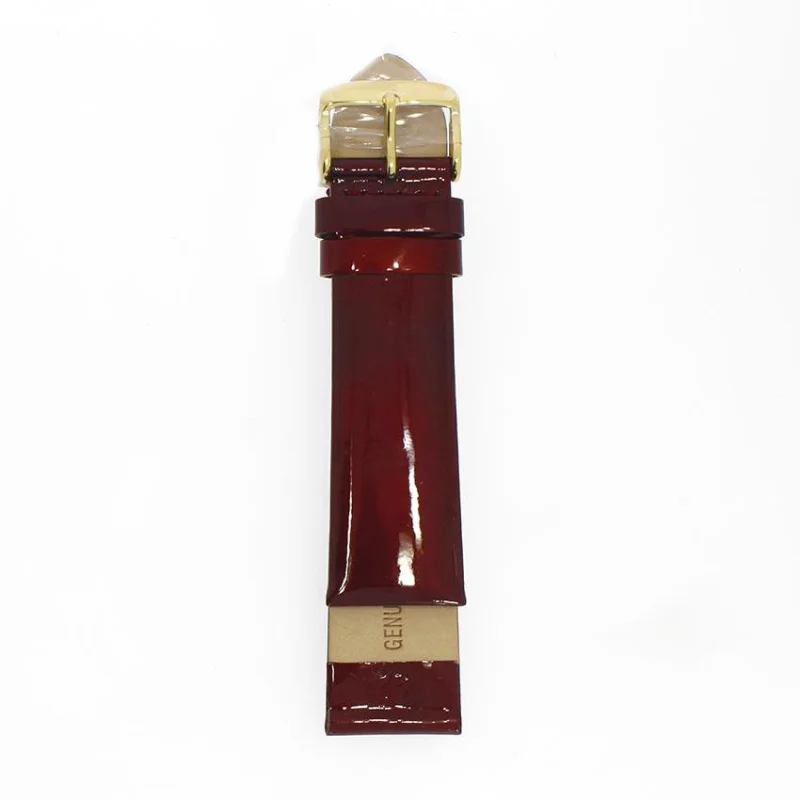 Ceinture Excellence Cuir Vernis Bordeaux