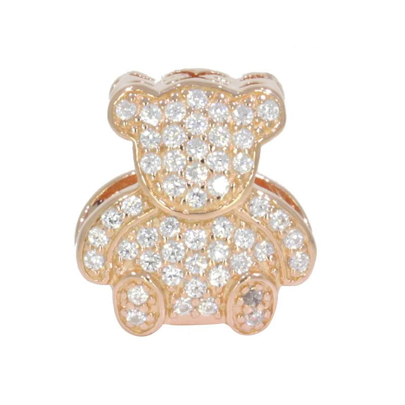 Charms Nounours Excellence Argent 925 R.Gold