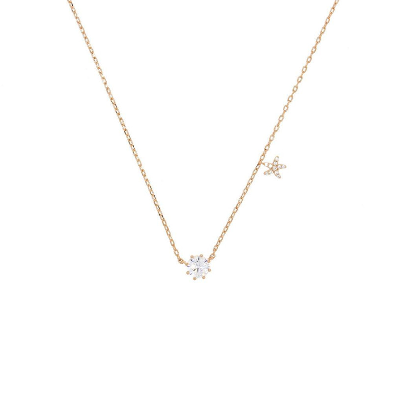 Collier Sol 6G Excellence Argent 925 R.Gold