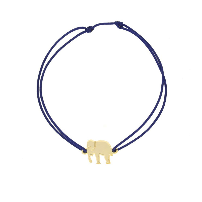 Bracelet Elephant Excellence Plaqué Or 18K 3Mic